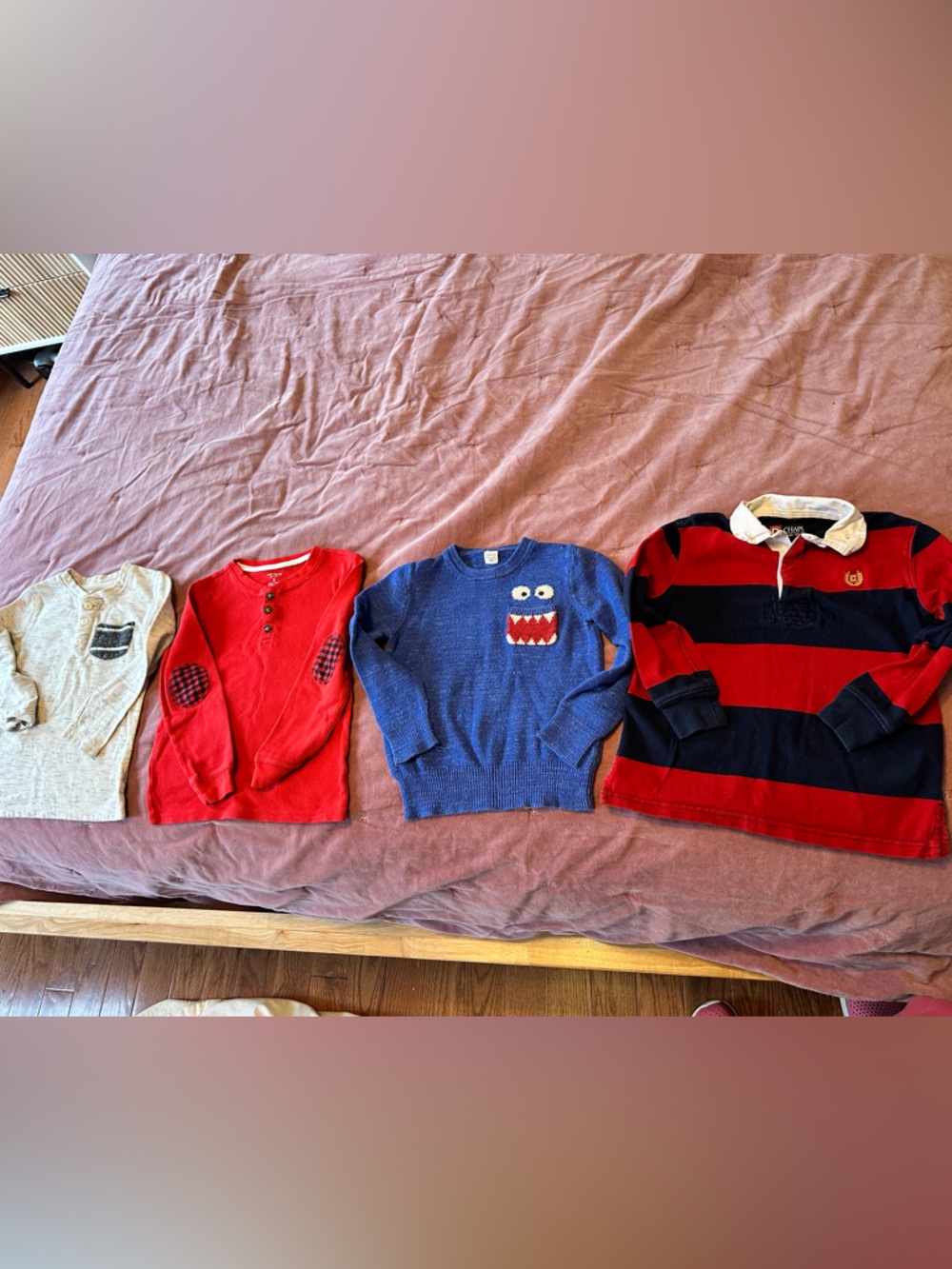 Boys 5T long sleeve bundle- varied designs and brands